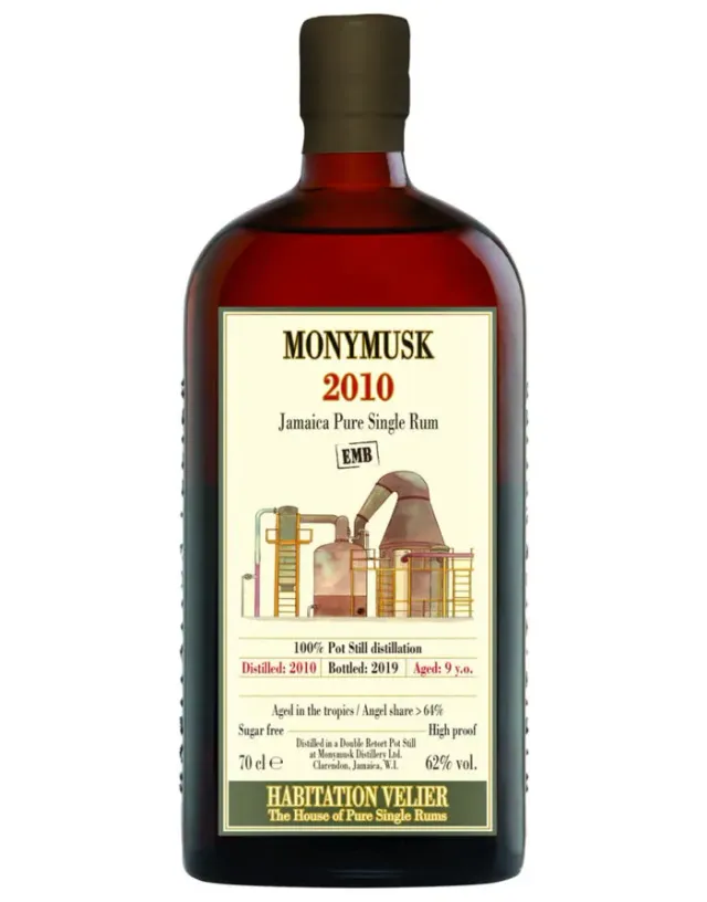 Habitation Velier Monymusk EMB 2010 rum giamaicano