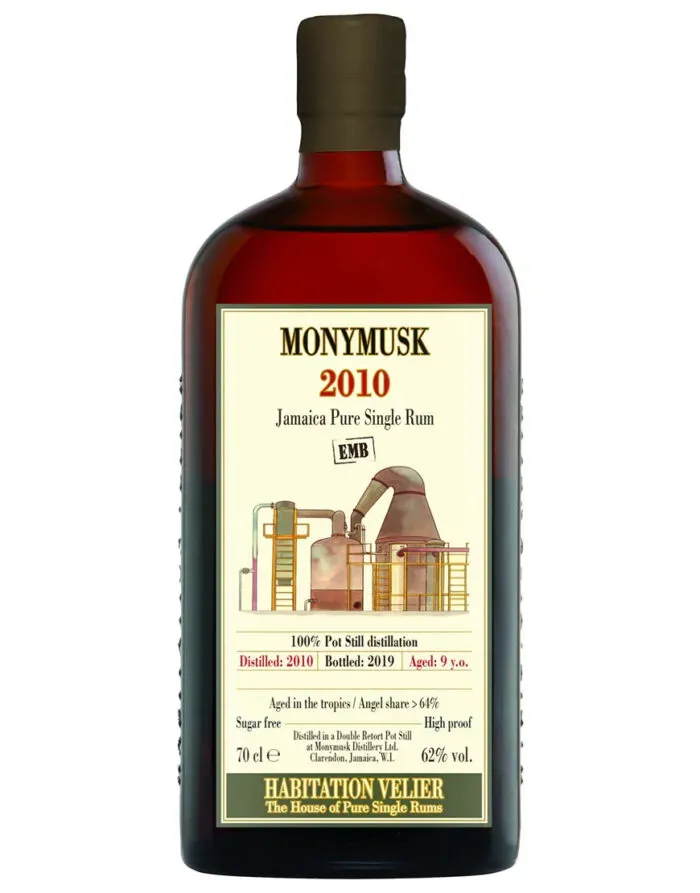 Habitation Velier Monymusk EMB 2010 rum giamaicano