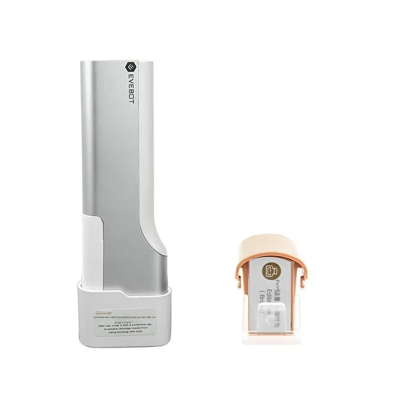 EVEBOT PrintPen stampante alimentare inchiostro nero + righello bluetooth