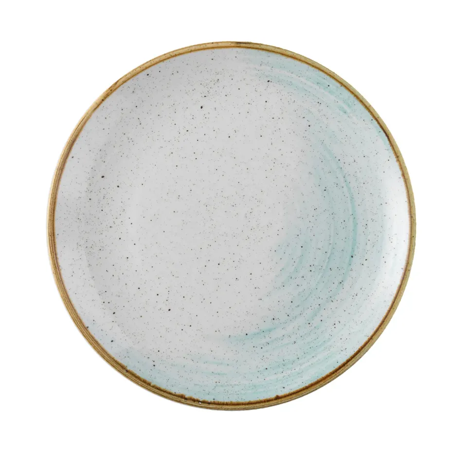 Churchill Stonecast Duck Egg Piatto Coupe 26 cm 6 Pezzi