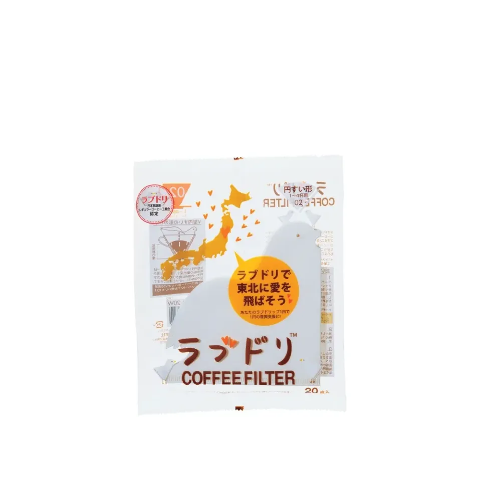 Hario V60 02 Love Bird filtri caffè carta