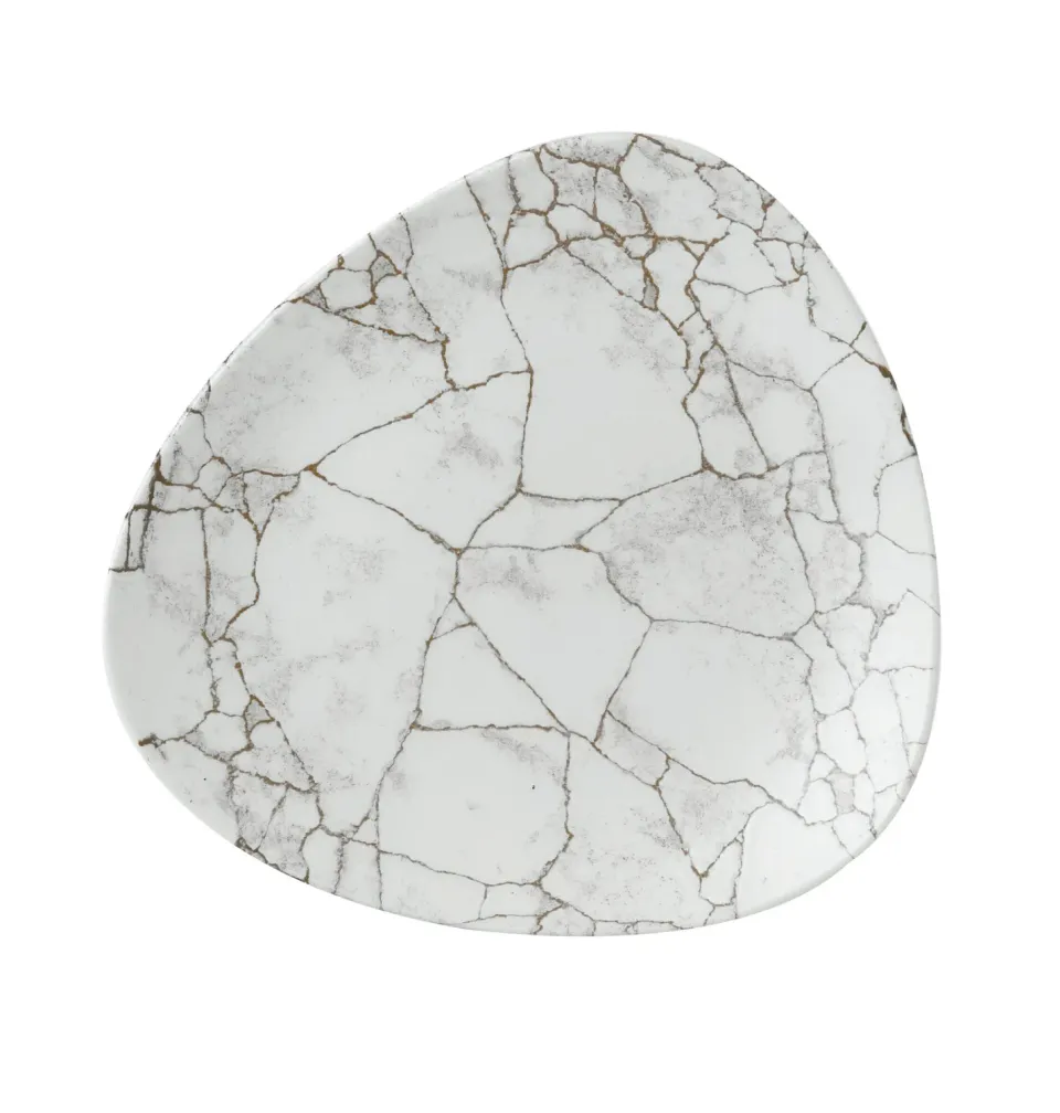 Showbar Studio Prints Kintsugi piatto triangolare 22,9 cm 6pz