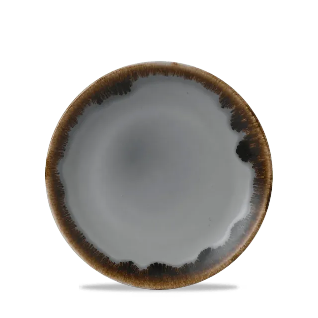 Dudson Harvest Grey piatto piano 6x16,5cm coupe macchiato
