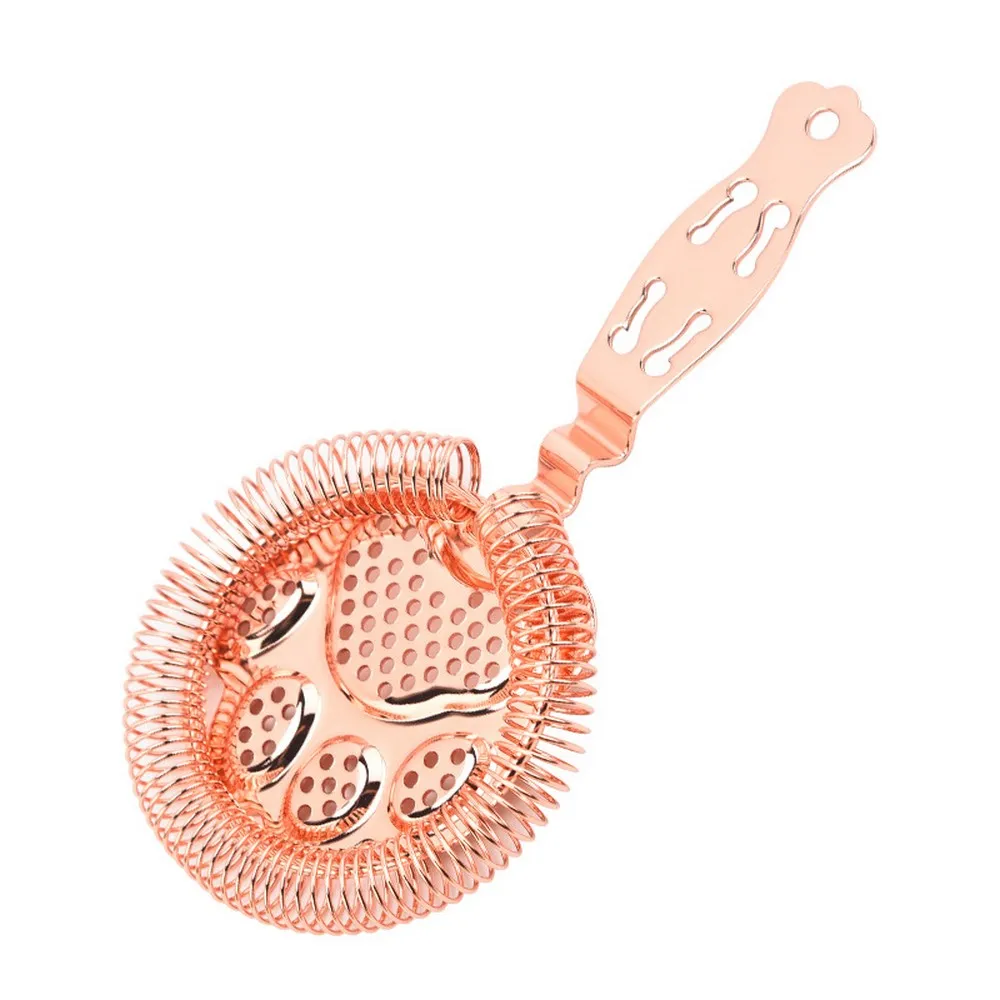 Cocktail Ceremony Bear Paw strainer hawthorne nero acciaio