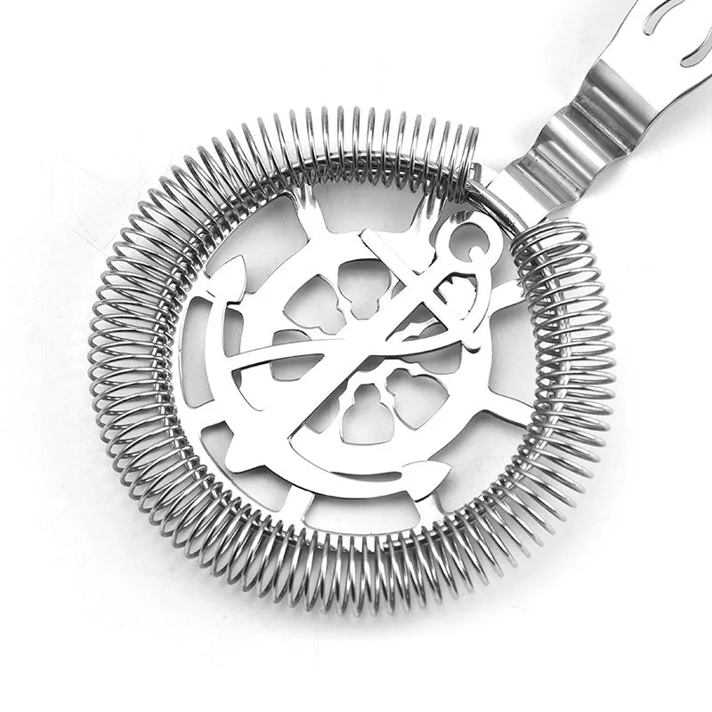 Cocktail Ceremony Sea Dogs strainer colino Hawthorne acciaio