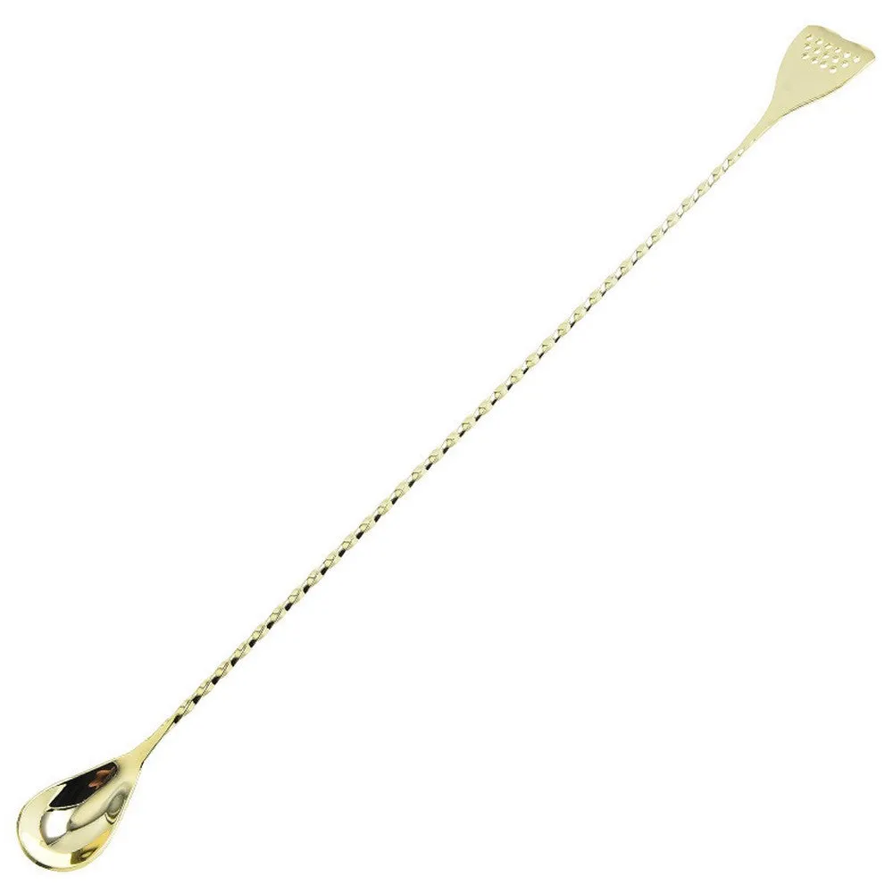 Cocktail Ceremony Strainer bar spoon acciaio 30 cm argento