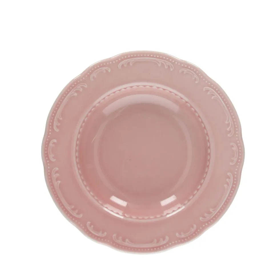 Tognana Vecchio Vienna Charme piatto fondo 23 cm 6 pezzi rosa