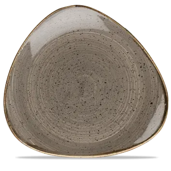 Showbar Stonecast Piatto Triangolare 31,1cm 6 Pezzi Grigio