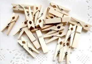 Cocktail Ceremony mollette garnish 50 pezzi mini legno