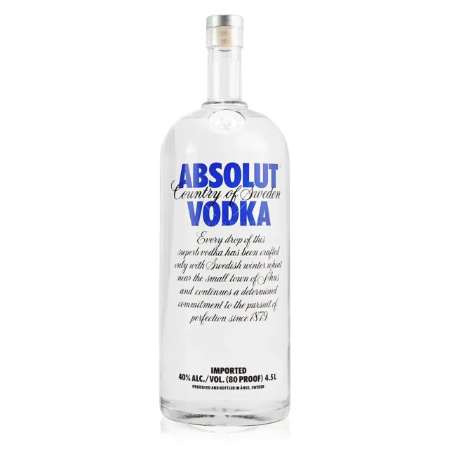 Absolut Vodka originale bottiglione 4,5L grano