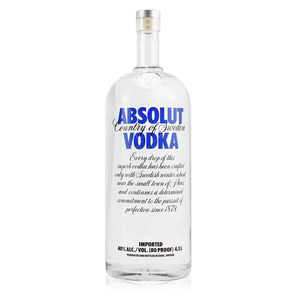 Absolut Vodka originale bottiglione 4,5L grano