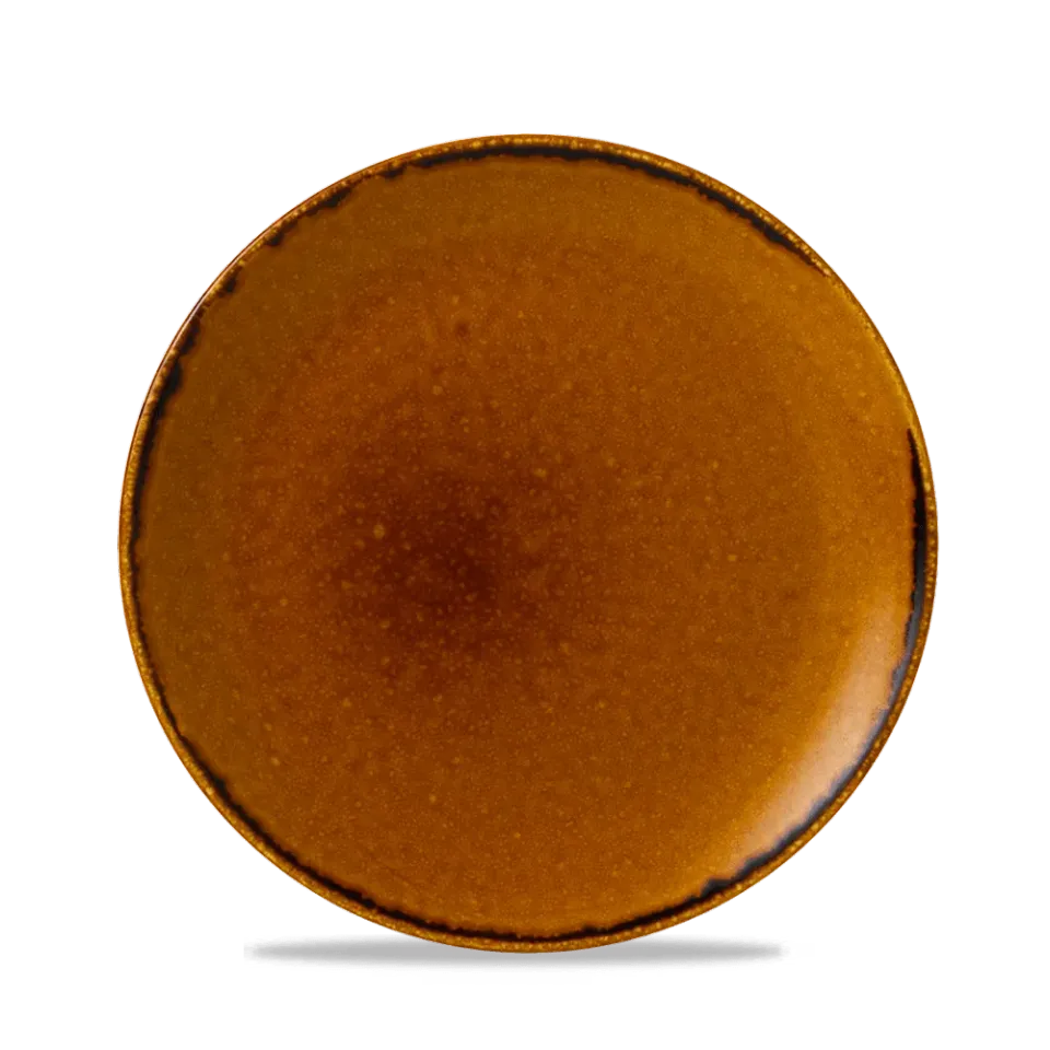 Churchill Harvest Brown piatto coupe 21,7 cm 6 pezzi