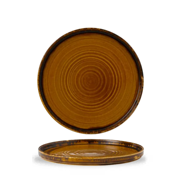 Showbar Harvest Brown piatto walled 26 cm 6 pezzi marrone