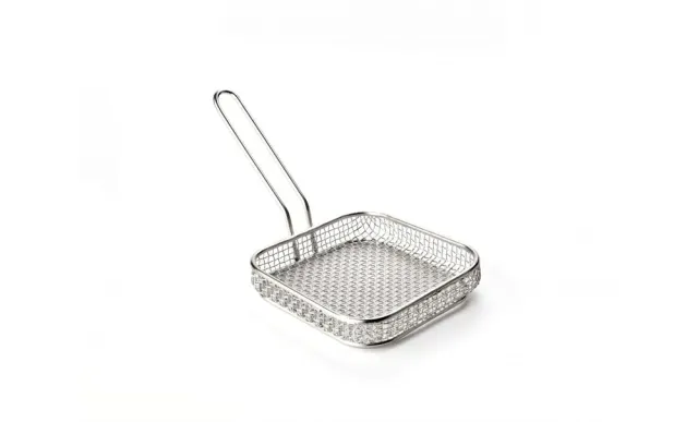 Showbar mini cestino friggitrice 12x12 cm acciaio