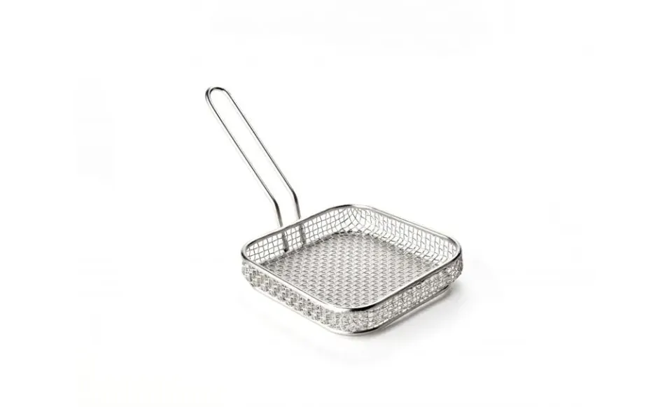Showbar mini cestino friggitrice 12x12 cm acciaio