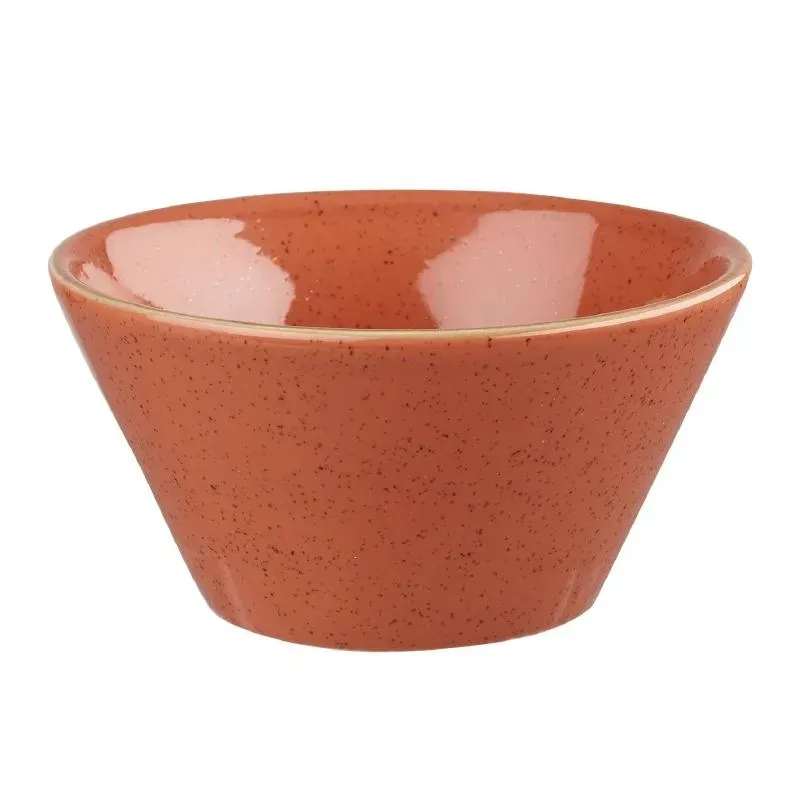 Churchill Stonecast coppetta svasata 9 cl rosso mattone 6 pz