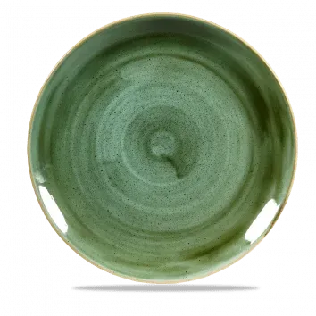 Churchill Stonecast Samphire Verde piatto piano 28,8 cm 6 pz