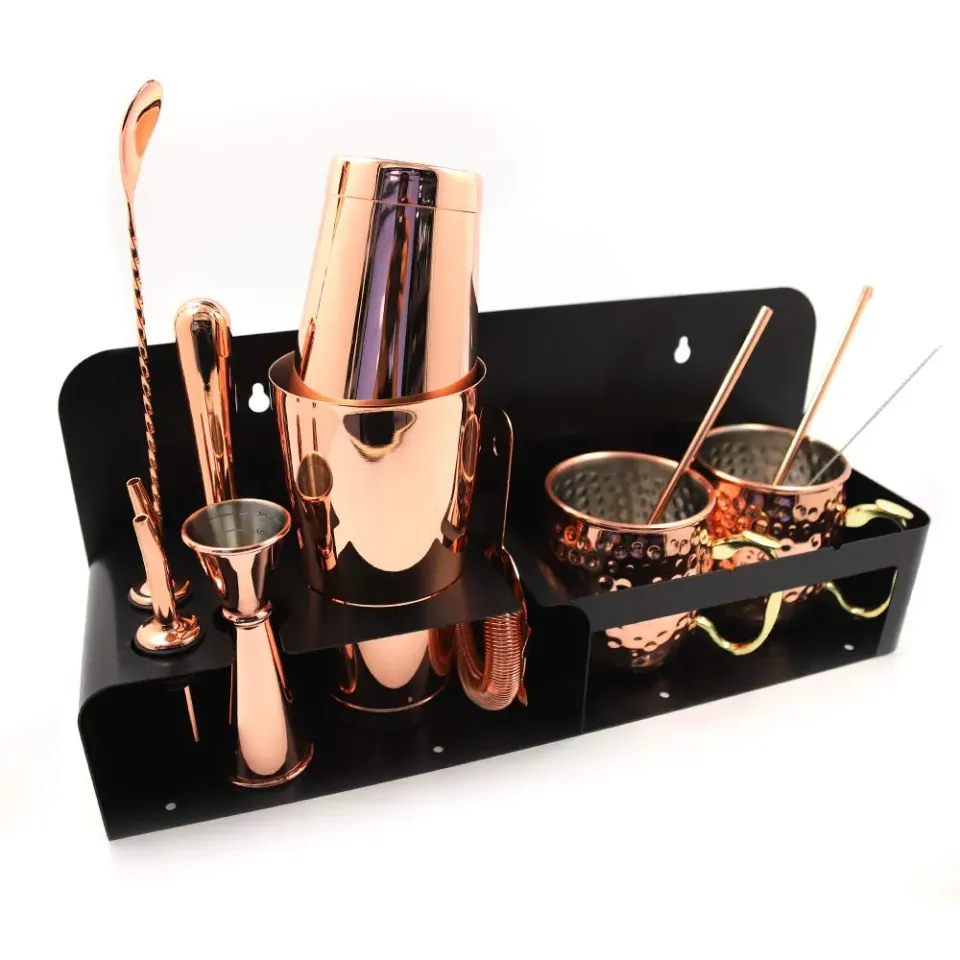 Sky Fish Kit Barman 14 Pezzi con Tazze Moscow Mule