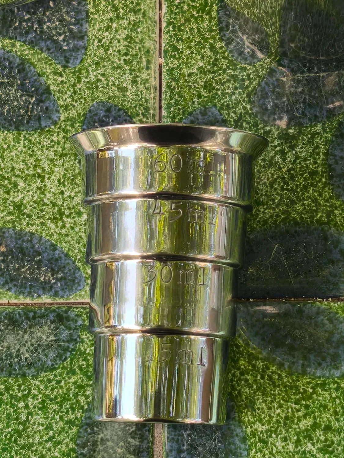 Sky Fish Parisian Shaker Cocktail 500 ml Argento con Jigger