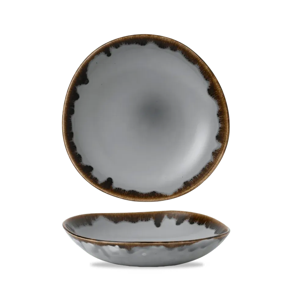 Showbar Harvest Grey Organic Bowl ciotola 25,3 cm 6 pezzi porcellana