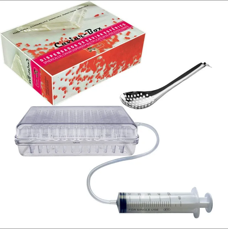 Cocktail Ceremony Caviar Box Kit Caviale Molecolare