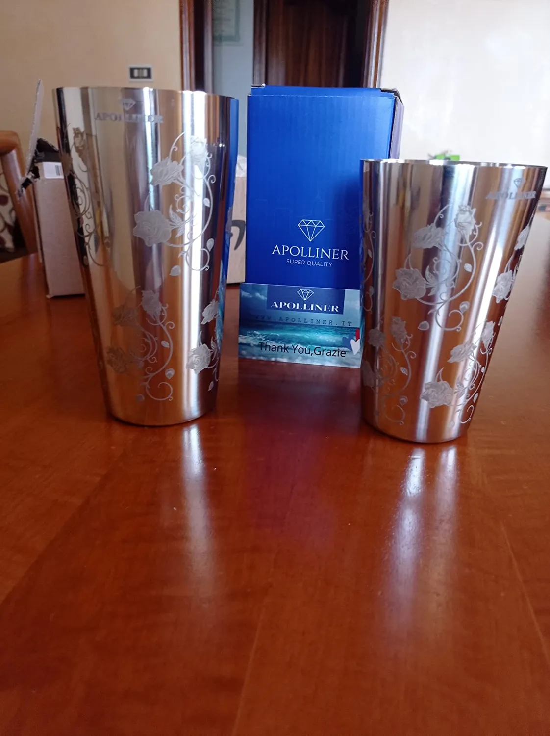 Apolliner Boston 8.0 Shaker Cocktail Acciaio 750ml