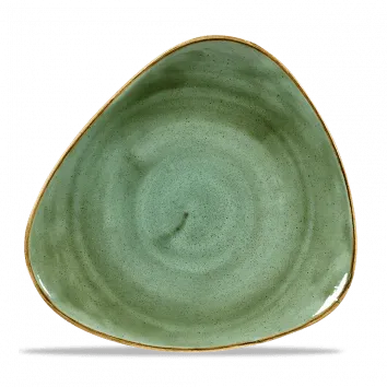 Showbar Stonecast Samphire Verde Piatto Triangolare 26,5 cm 6 pz