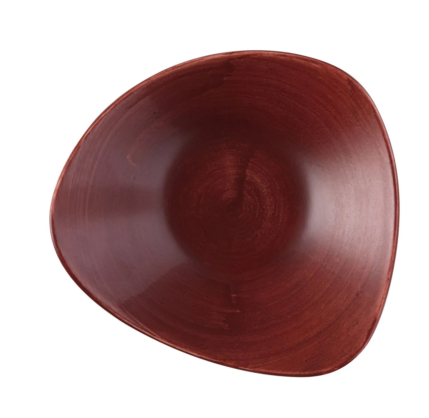 Churchill Stonecast Patina Rust Red ciotola triangolare 23,5cm 6pz