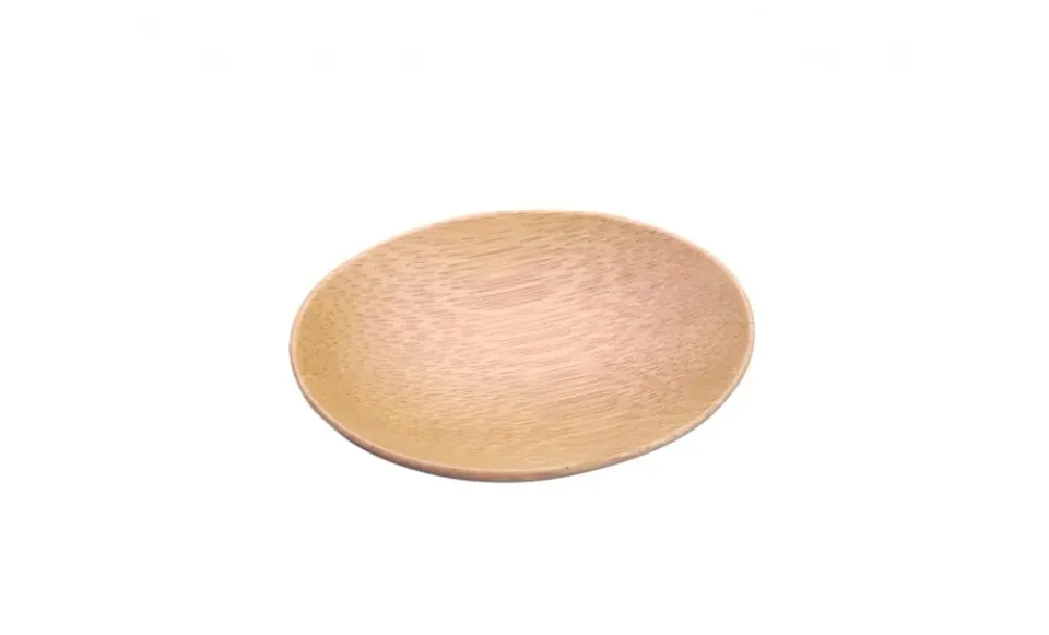 Showbar Bamboo piatto ovale 5,5x7,5 cm conf. 10 pezzi finger food