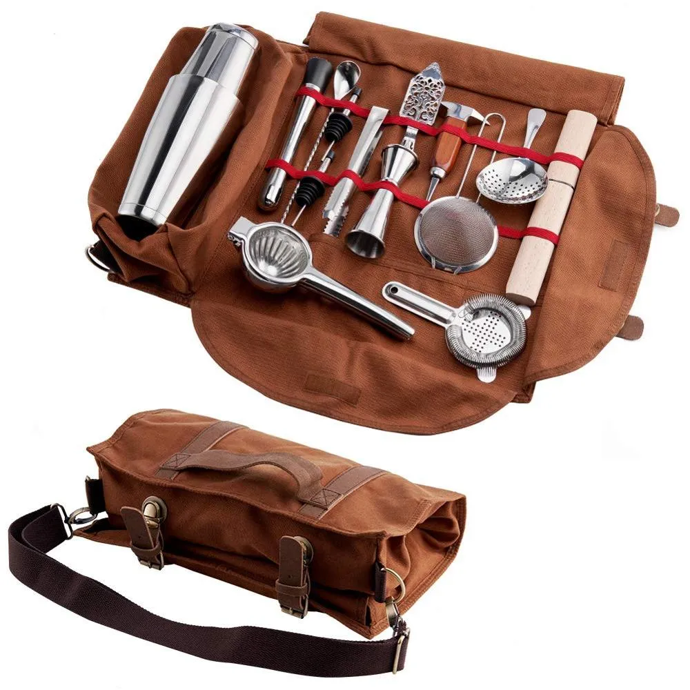 Showbar Bartender Roll-up borsa barman kit-tools arrotolabile