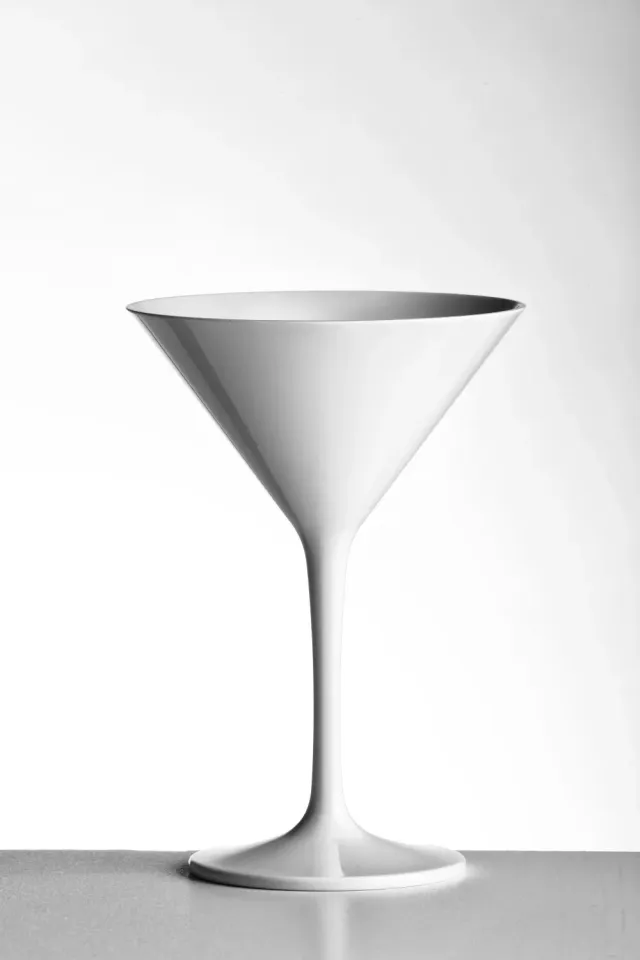 Showbar Coppetta Martini bicchiere bianco policarbonato 24pz