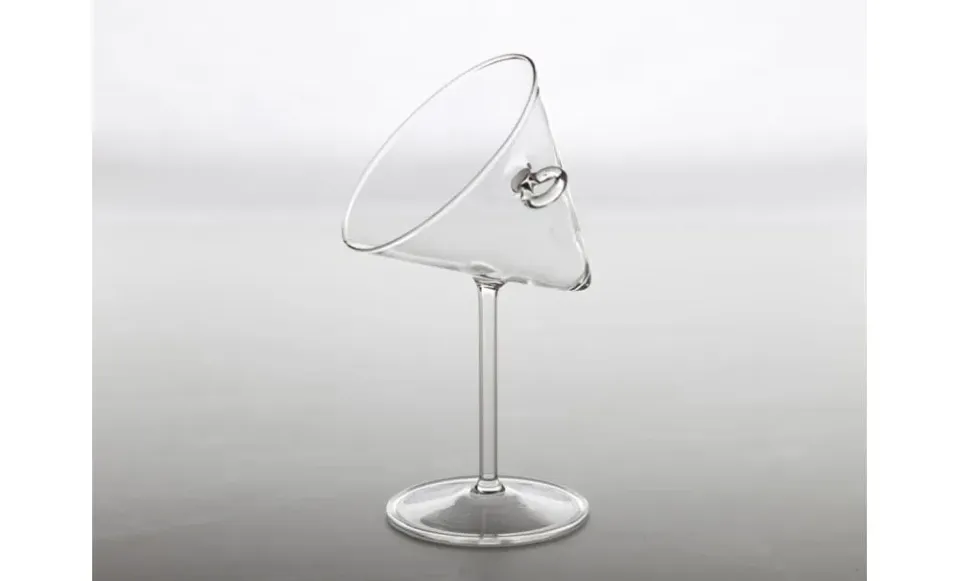 Showbar Dry coppa martini vetro 60 ml con anello