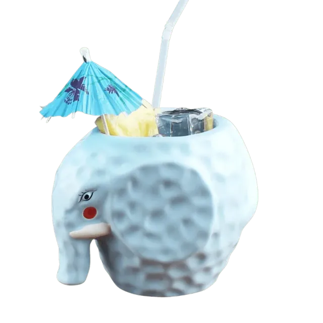 Cocktail Ceremony Little Elephant tiki mug 480ml blu