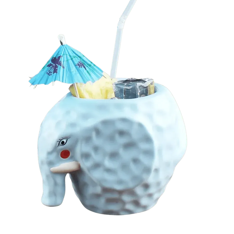 Cocktail Ceremony Little Elephant tiki mug 480ml blu