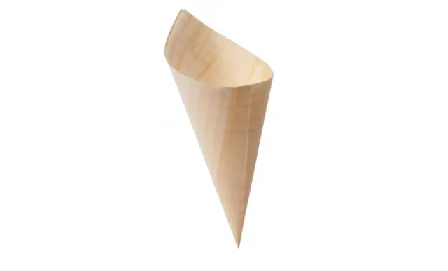 Showbar Cono legno finger food 9,5cm 100 pezzi