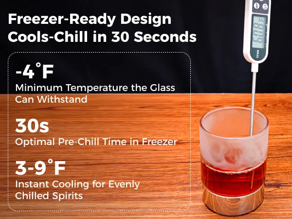 Smokepub Electric Cooling bicchieri whisky 4 pz luminosi freddi