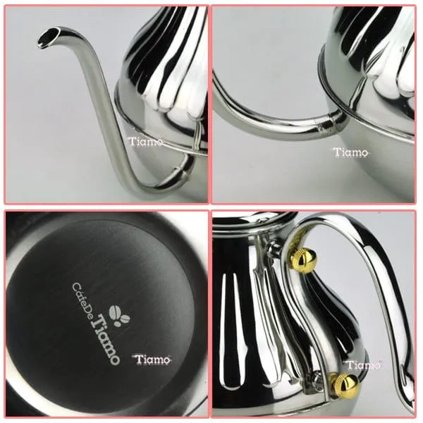 Showbar TI AMO Coffee Pot caffettiera filtro 500 ml acciaio