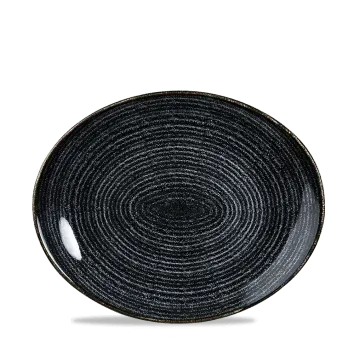 Showbar Studio Prints Nero vassoio ovale 27 cm 6 pezzi