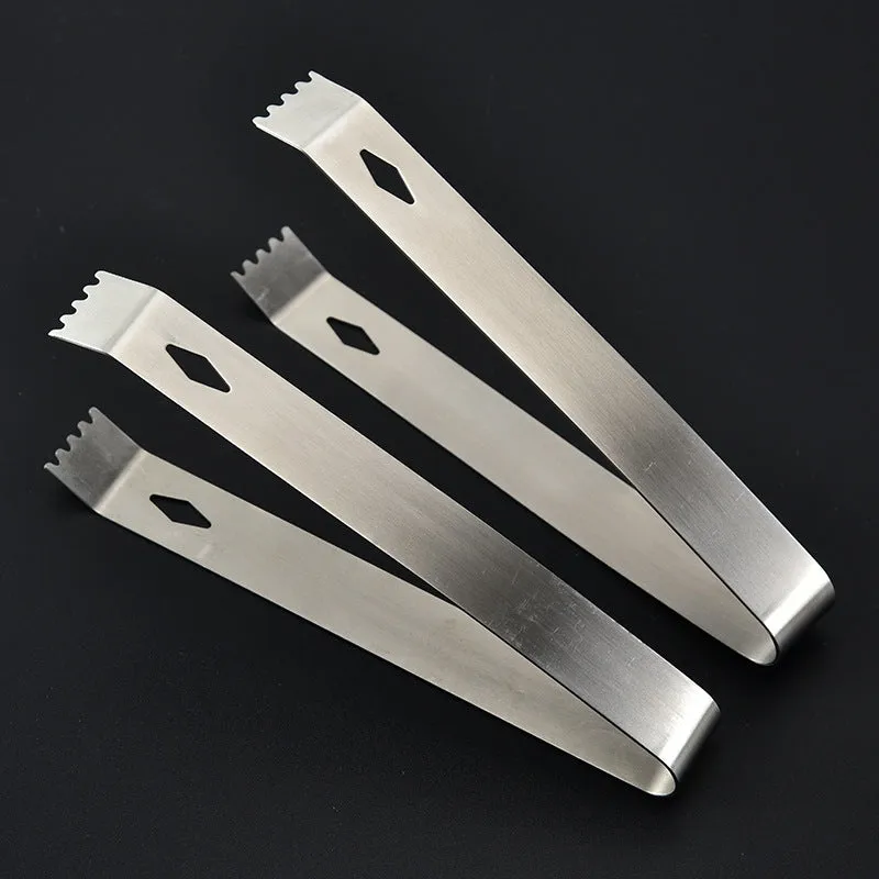 Cocktail Ceremony Ice Clip pinza ghiaccio acciaio dentata