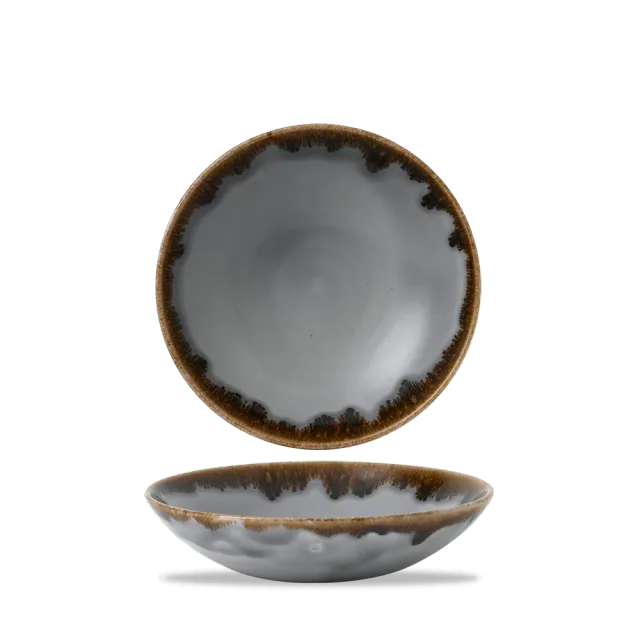 Showbar Harvest Grey Coupe Bowl piatto 18,2 cm 6 pezzi grigio