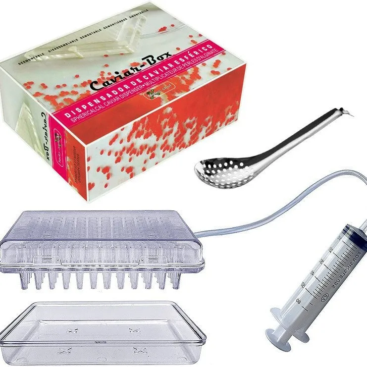Cocktail Ceremony Caviar Box Kit Caviale Molecolare