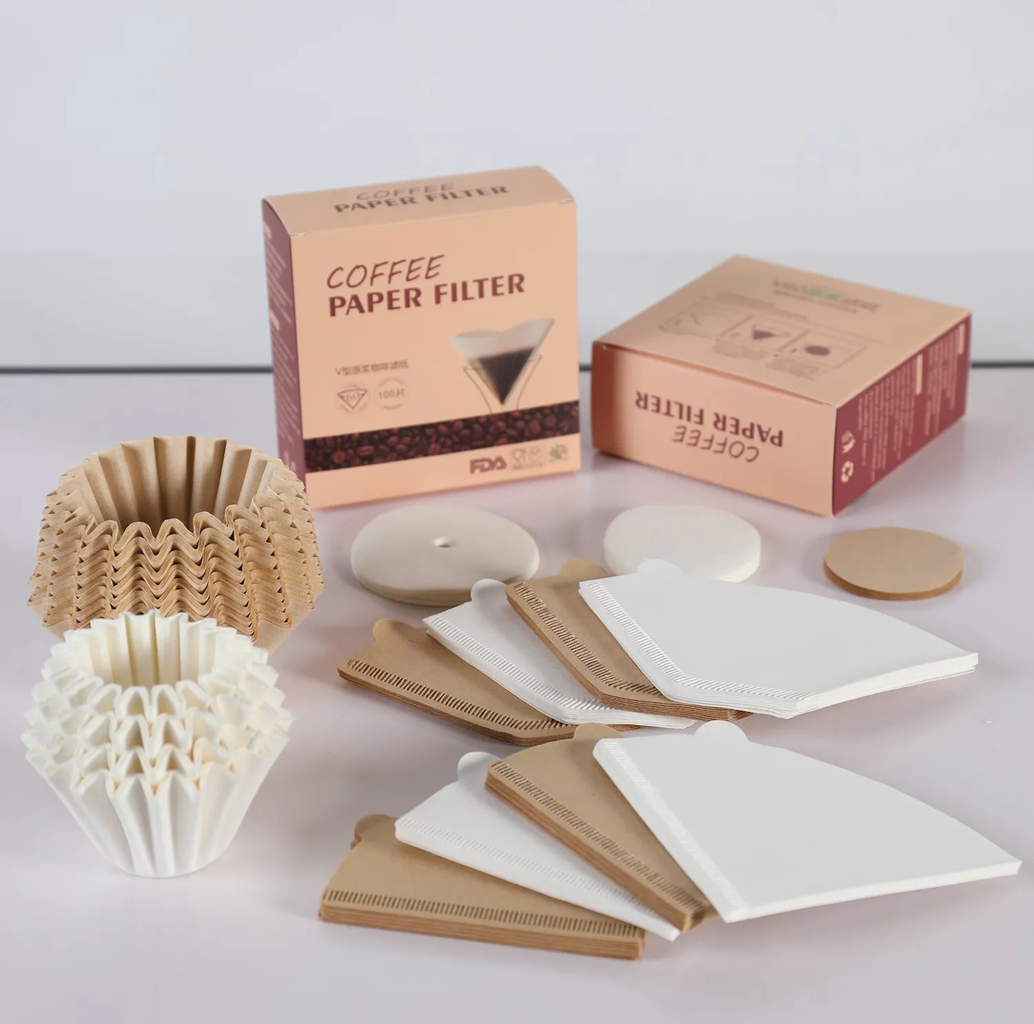 Cocktail Ceremony V60 filtri carta V01 100pz naturale