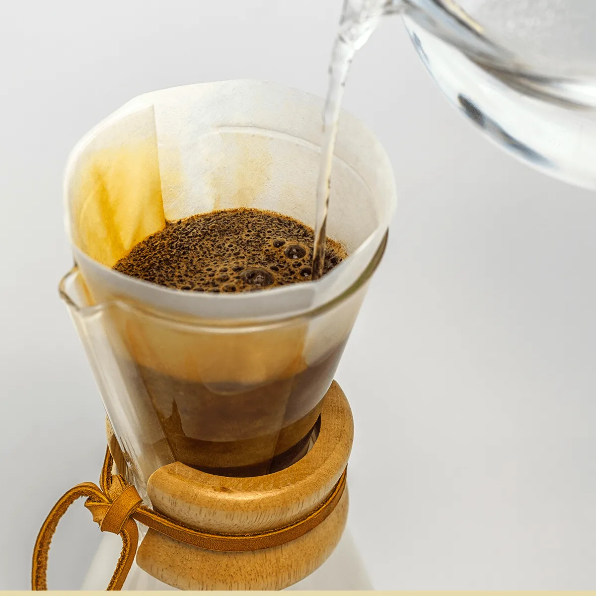 Chemex FP-2 filtri caffè mezza luna 100 pz naturali