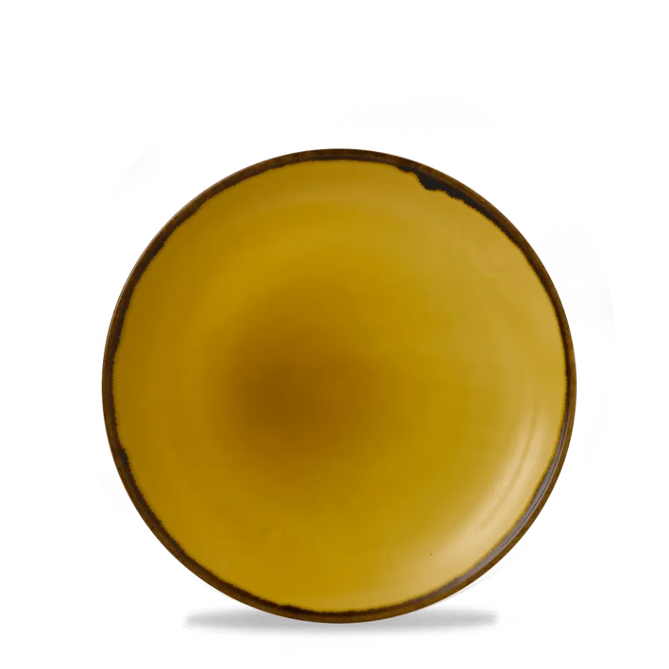 Churchill Harvest Mustard piatto coupe 21,7 cm 6 pezzi