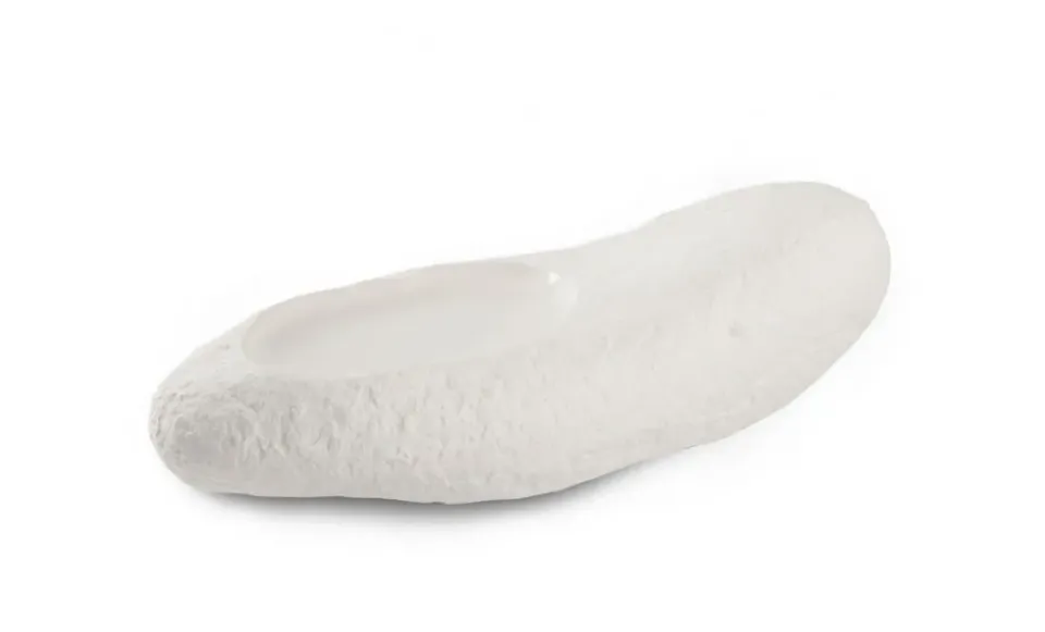 Long Rock piatto porcellana da portata lungo 32 cm