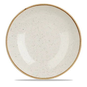 Showbar Stonecast Bianco Puntinato piatto fondo 31cm 6pz