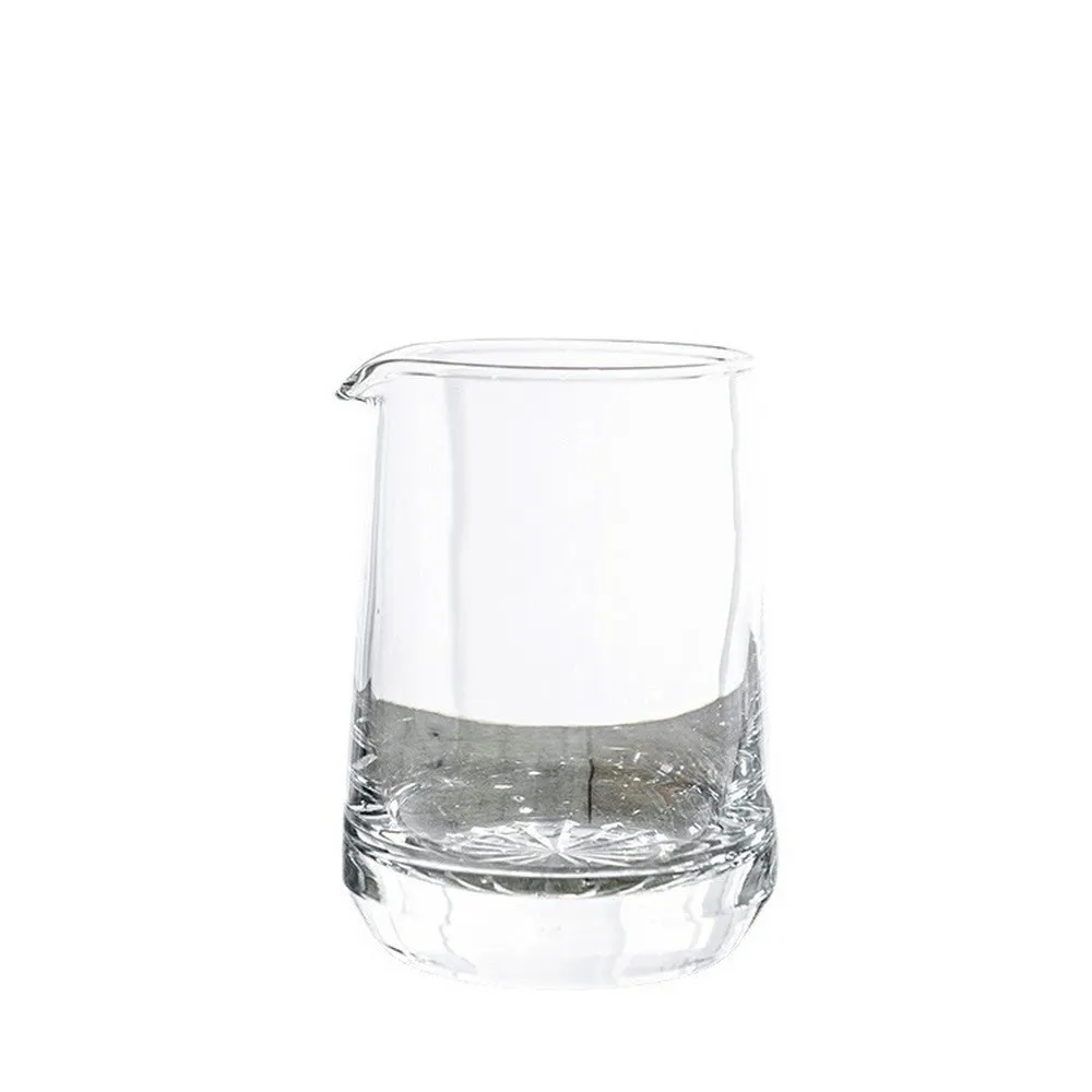 Cocktail Ceremony Japanese Ribbed mixing glass 750ml vetro rigato