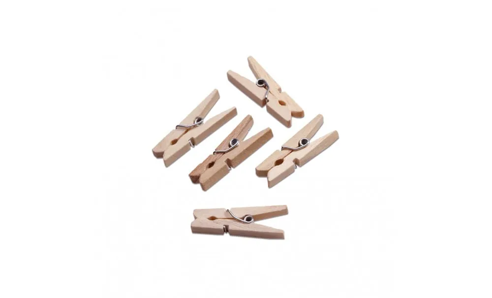 Showbar Mini Molletta pinza 3 cm conf. 100 pezzi acciaio