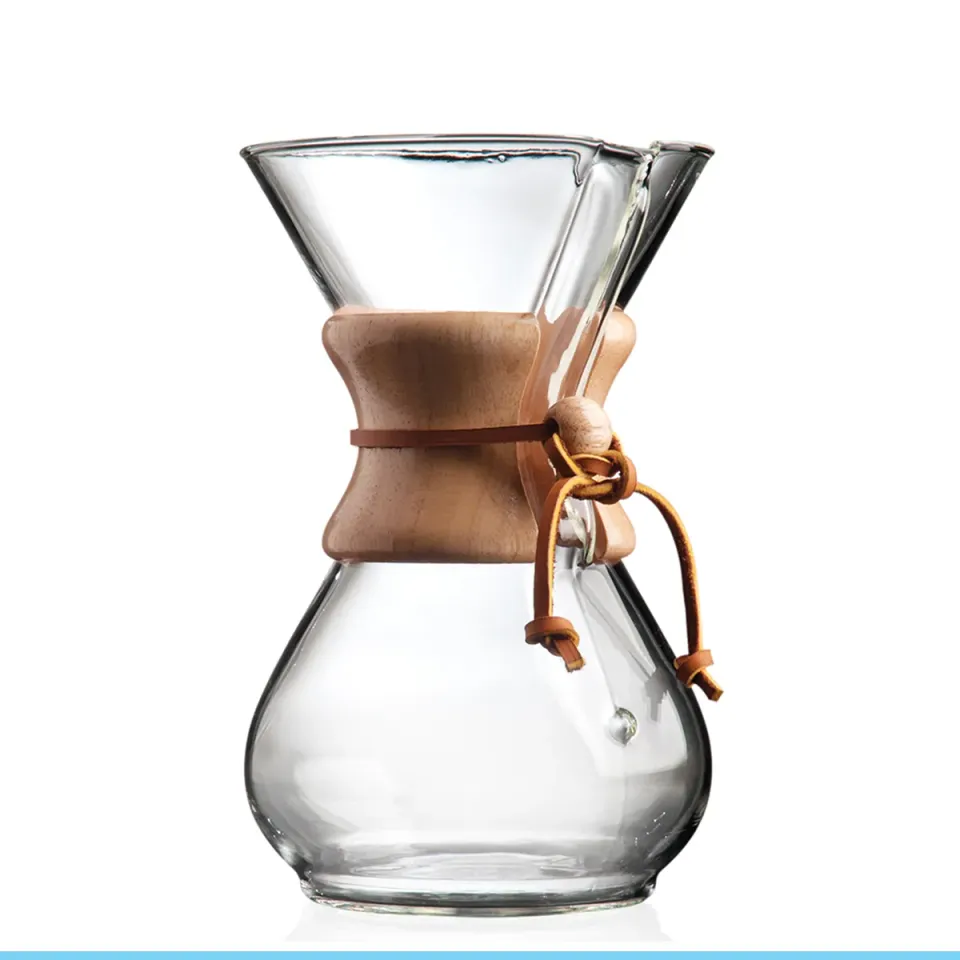 Chemex Classic caffettiera vetro 6 tazze pour over