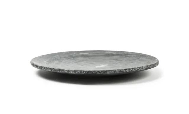 Showbar Marmo Nero piatto rustico XL 30 cm bordo grezzo